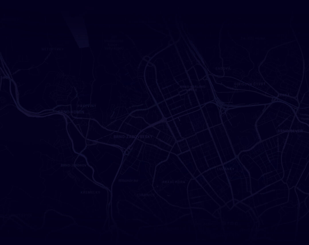 Mapa Brna