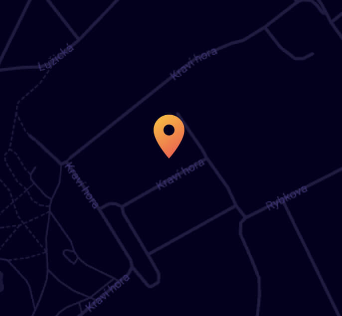Mapa Hvězdárna